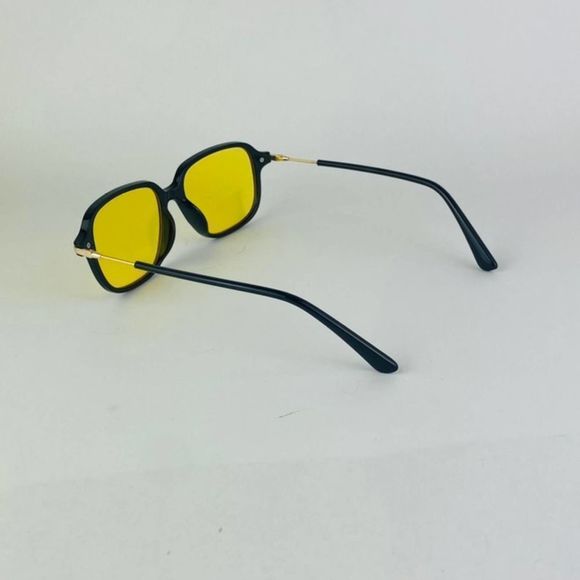 COPY - Black square frame and yellow - Picture 3 of 3